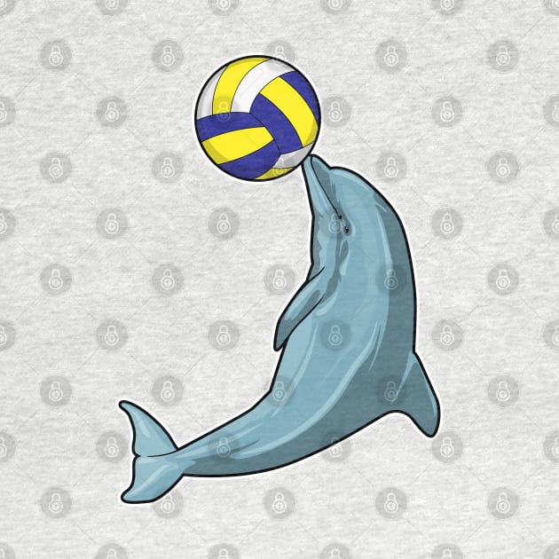 Dolphin with Volleyball by Markus Schnabel